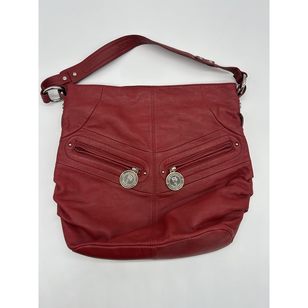 Tignanello 20th anniversary red leather Hobo shoulder bag‎